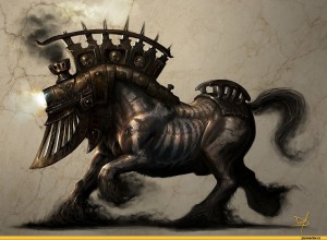 Caii în stilul steampunk - horseparktv