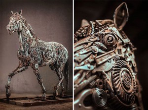 Caii în stilul steampunk - horseparktv