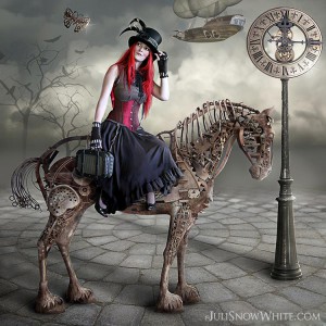 Caii în stilul steampunk - horseparktv