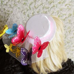 Pagina lui Mama - interese, creativitate, hobby - mini pălărie cu fluturi