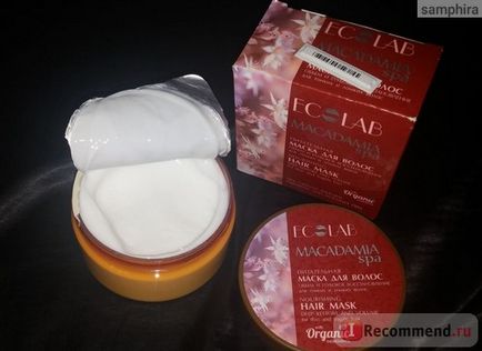 Маска для волосся ecolab macadamia spa поживна - «звичайна маска для волосся», відгуки покупців