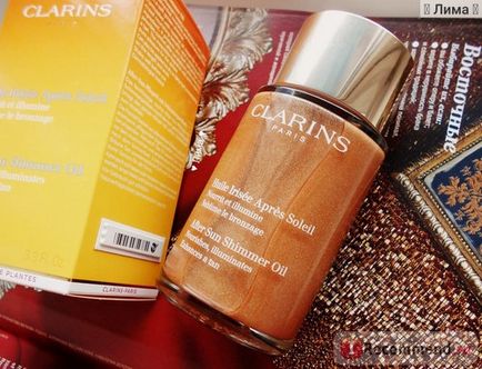 Масло для тіла clarins shimmer body oil - «clarins shimmer body oil