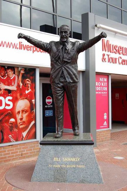 A hatalmi gazdáik - a stadion, „Anfield Road” Liverpool