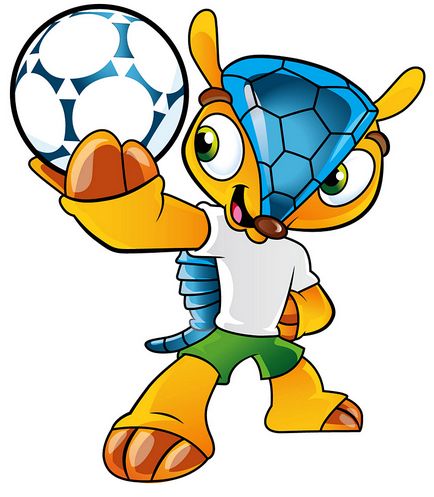 World Football talizmánok VB történelem, csatorna 360 (kabalája) World Football talizmánok VB történelem, csatorna 360