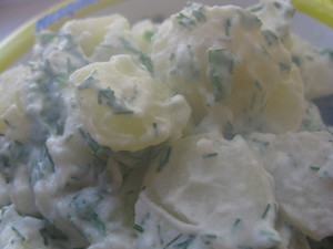 Молода картопля з зеленню (два варіанти) рецепт з фотографіями