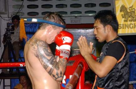 Mongkon, fejpánt »Muay Thai