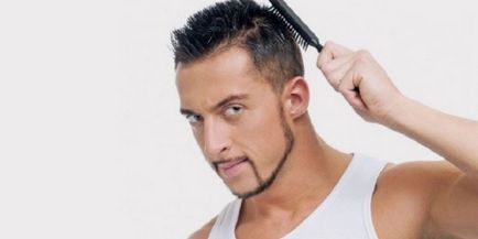 Férfi Comb (16 fotó) összecsukható fém fésű hajvágás a férfiak