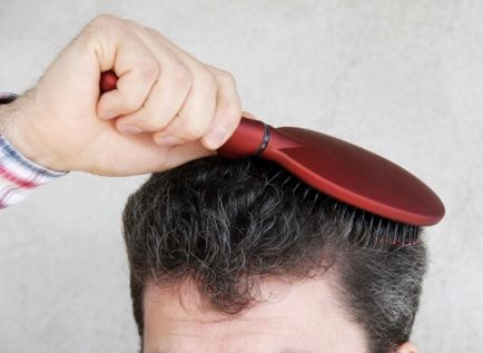 Férfi Comb (16 fotó) összecsukható fém fésű hajvágás a férfiak