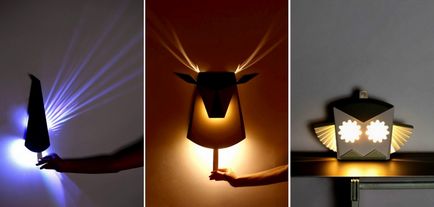 Hihetetlen világítás formájában állatok ideasdesign ideasdesign