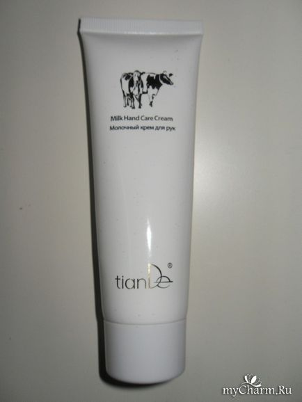 Ніжний крем для рук - tiande milk hand care cream