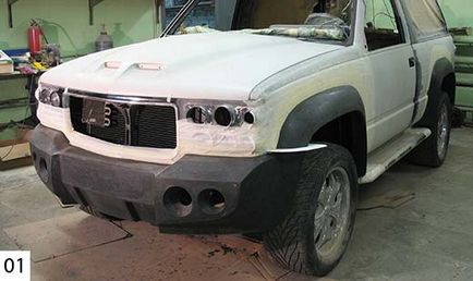 Kit SUV-ok (durva csiszolópapírral) Body kit az SUV