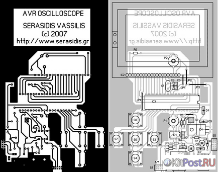 Osciloscop cu mâinile pe atmega 32