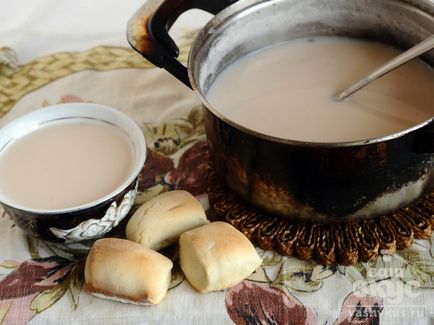 A cookie-k bortsog Sute és tea (lépésről lépésre recept fotók)