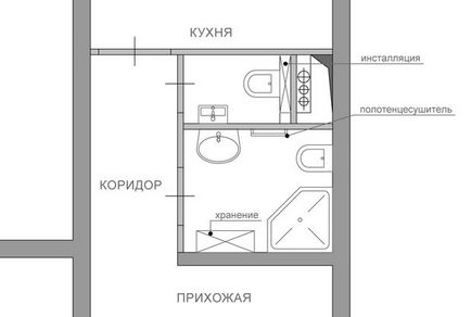 Перепланування тижні 5 варіантів облаштування маленького санвузла