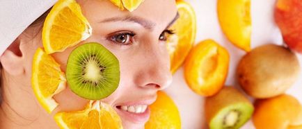 Peeling facial cu acizi de fructe