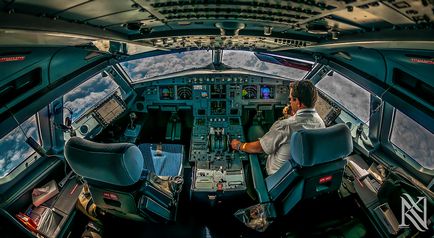 Kísérleti polgári légitársaságok tesz egy csodálatos képek a pilótafülke - fotorelax