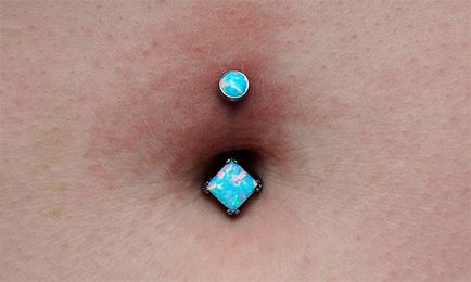 Bauchnabelpiercing különösen szúrás, gondozás és fotó (köldök) Köldök piercing szúrás különösen, ellátás és fotó