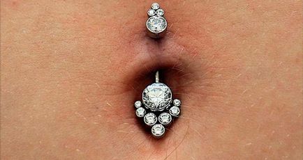 Bauchnabelpiercing különösen szúrás, gondozás és fotó (köldök) Köldök piercing szúrás különösen, ellátás és fotó