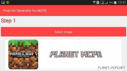 Pixel generator de artă pentru Android, programe pentru minecraft pe