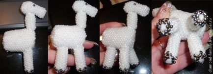 Плетемо козу з бісеру - ярмарок майстрів - ручна робота, handmade