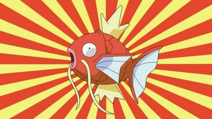 Pokemon magikarp - cel mai inutil pokemont în luptă