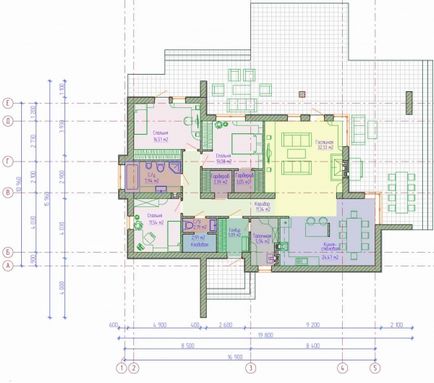 Proiecte de case cu o imagine de pe acoperișul plat, cu o singură poveste modernă și operată