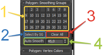 Lucrul cu grupuri anti-aliasing în blogul 3ds max