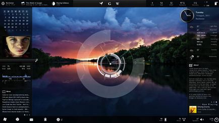 Rainmeter або супер-віджети на робочий стіл комп'ютера