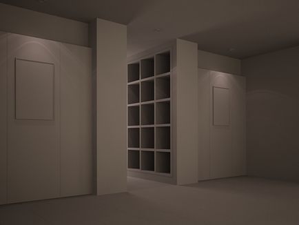 Reális belső világítás és a jelenet teszi a 3ds max és vray (reális) Reális világítás és renderelő belső jelenetek 3ds max és vray