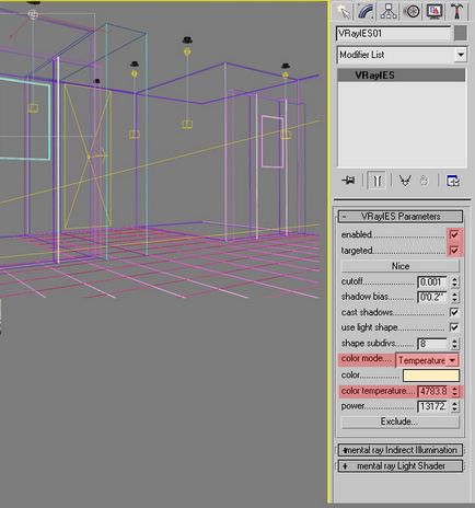 Iluminarea realistă și redarea unei scene de interior folosind 3ds max și vray