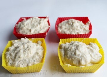 Recept sós muffin burgonya, óceán részletek