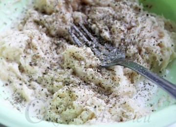 Recept sós muffin burgonya, óceán részletek