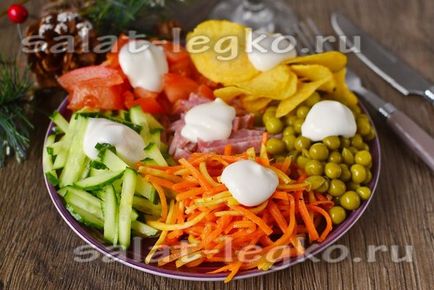 Salată - Euralash, rețetă cu fotografie pas cu pas