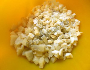 Салат з фаршу з картоплею - рецепт з покроковими фото