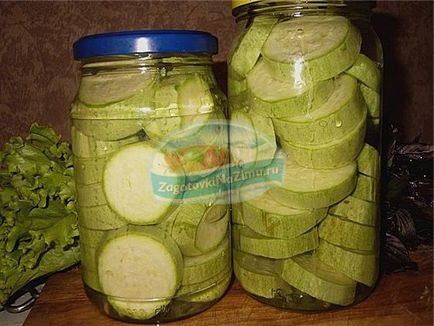 Zucchini salata pentru retete de iarna populare cu fotografie