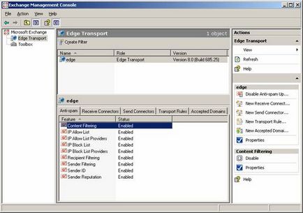 Exchange Server server de transport marginal 2007 (partea 4)