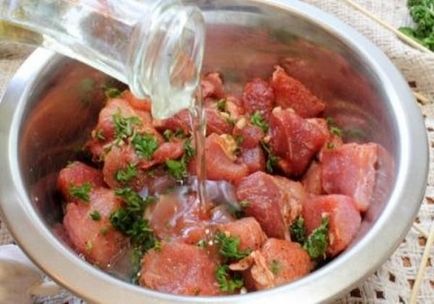 Шашлик зі свинини з овочами в духовці рецепт з фото крок за кроком