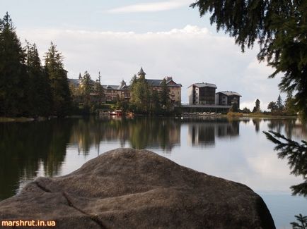 Strbske pleso (strbske pleso) - odihna în Slovacia pe lacuri începe aici