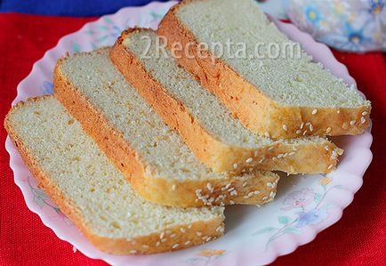 Pâine de brânză în filtrul de paine - rețetă pas cu pas cu fotografie