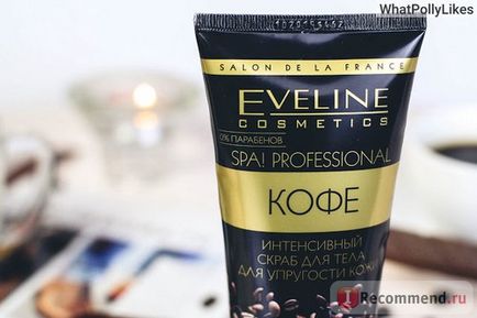 Scrub Eveline test a bőr rugalmasságát, kávé - „tisztességes bozót minden 200 rubelt