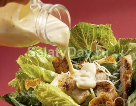 Tejfölös salátaöntet - egy gyors és ízletes recept fotókkal és videó