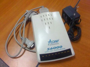 Együttműködés fax- és adsl-modem