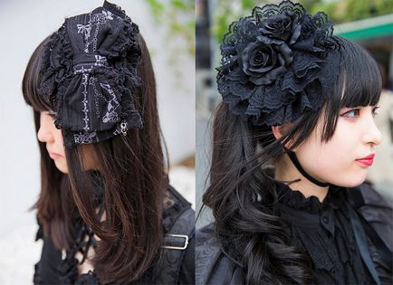 Stilul gotic lolita - fotografii de rochii și accesorii