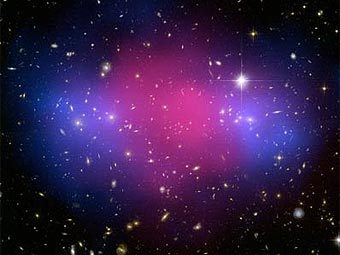 Coliziunea galaxiilor separată - materia întunecată - de știința și tehnologia obișnuită