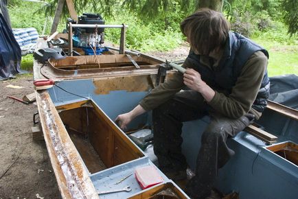 Construirea unei barci pliabile