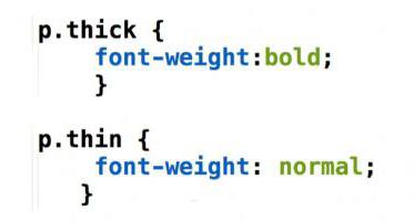 Caracteristica Css font-weight how pentru a seta saturația fontului