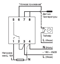 Схема підключення кондиціонера