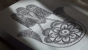 Talisman keze Fatima (Fatima keze érték) Talisman keze Fatima