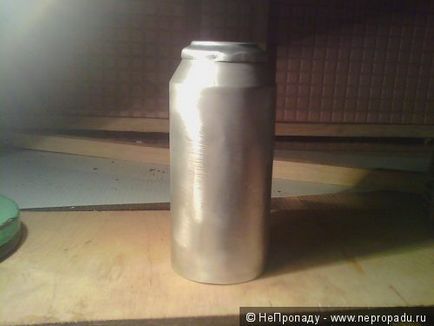 Cana termo, termos din cutii de aluminiu de bere