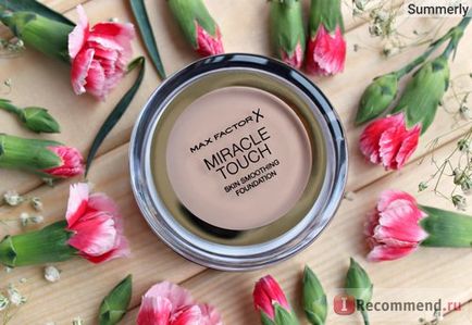 Тональний крем max factor miracle touch-liquid illusion foundation - «фотошоп в баночці або